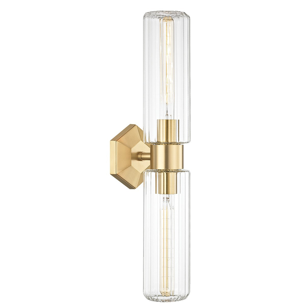Rosie Wall Sconce in Aged Brass