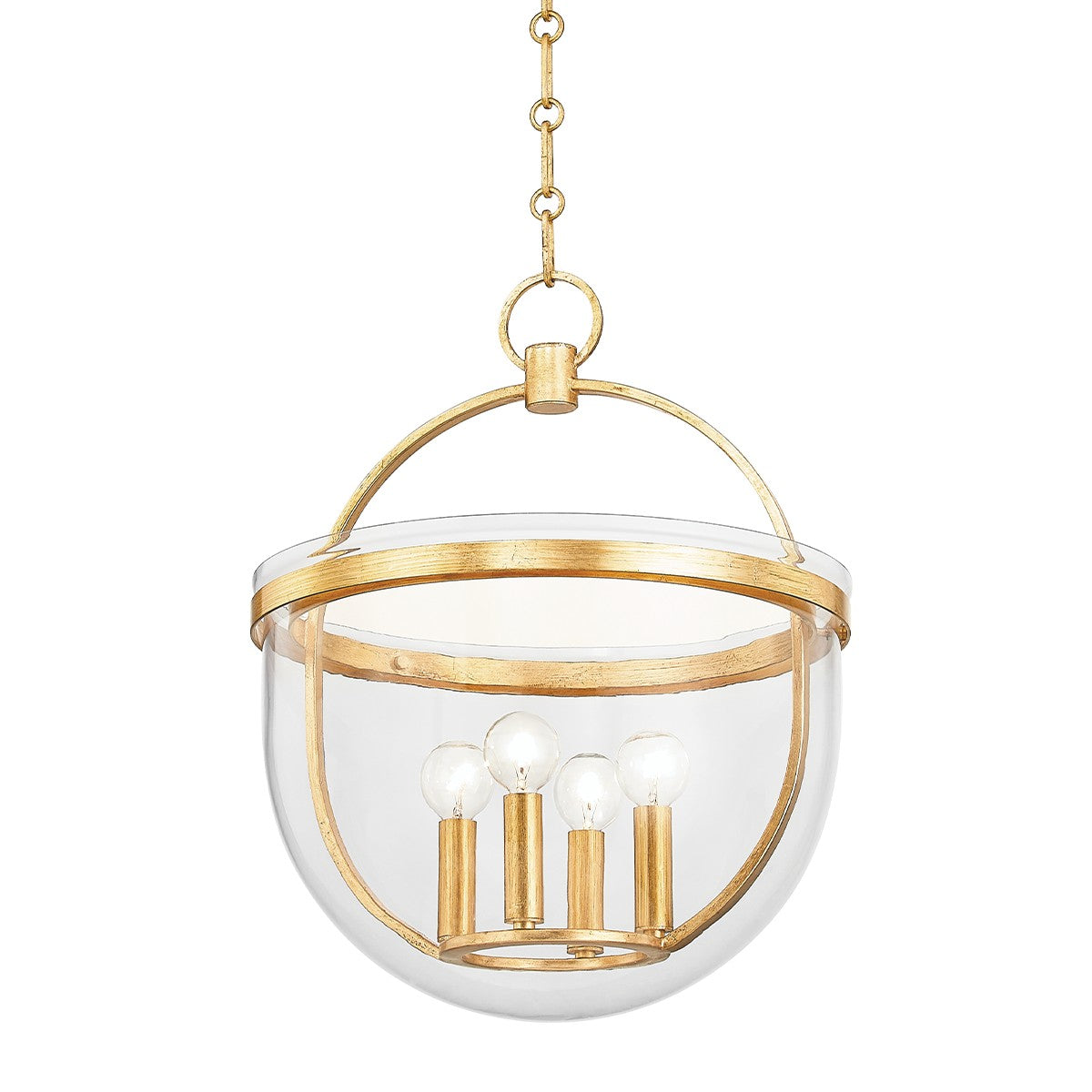 Mandy Pendant in Vintage Gold Leaf