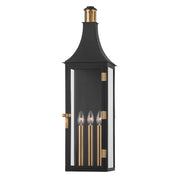 Weston Outdoor Wall Sconce in Patina Brass