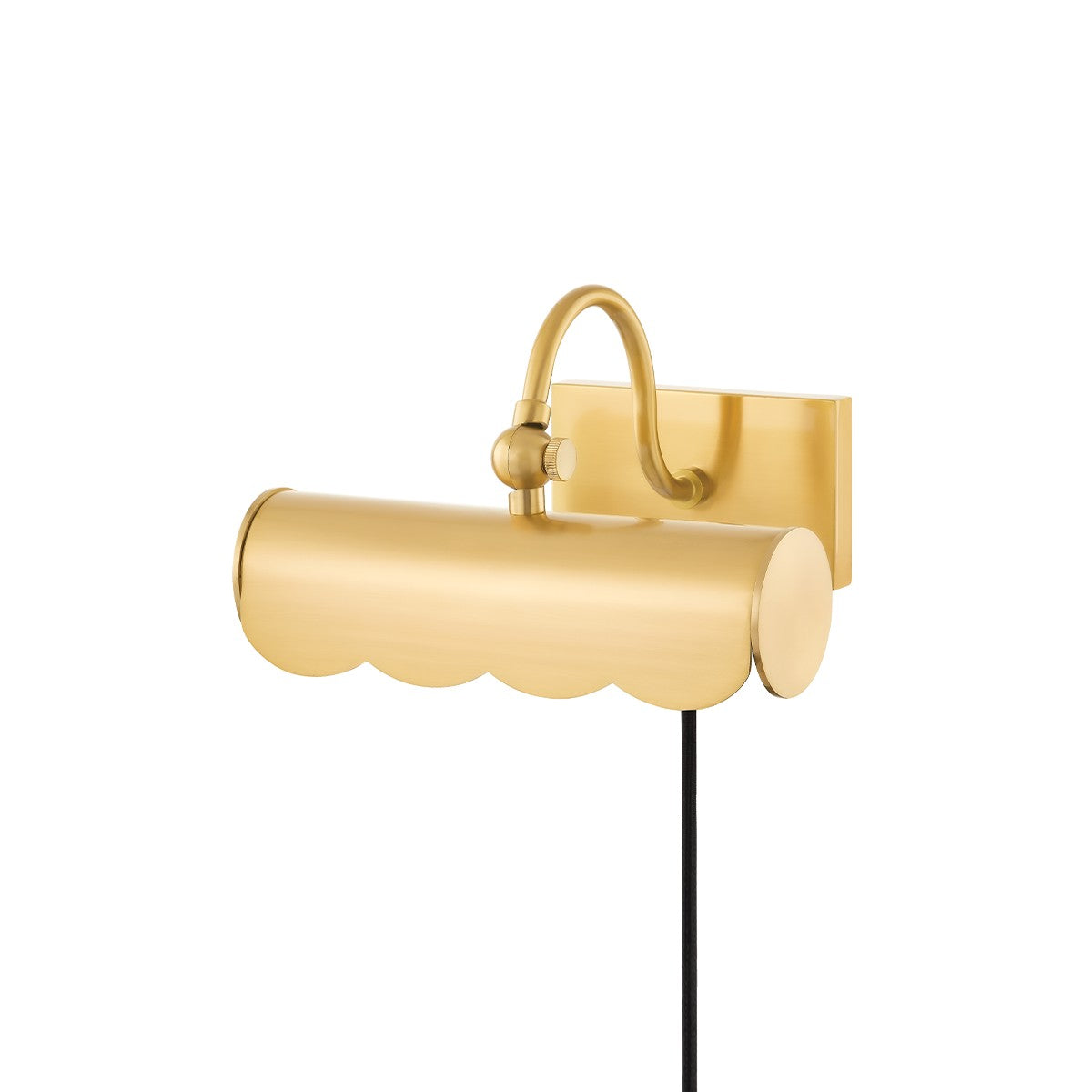 Shannon Picture Light Aged Brass