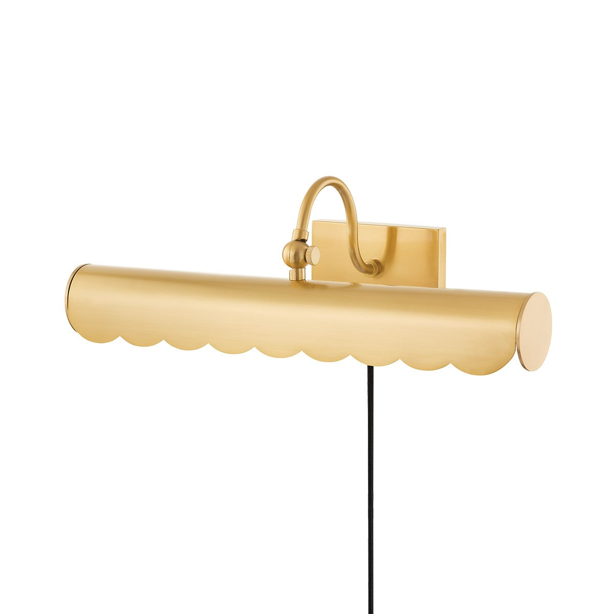 Shannon Picture Light Aged Brass