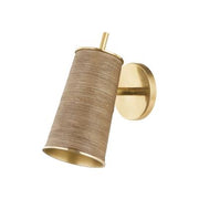 Delran Rattan Sconce