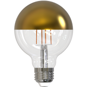 Half Gold 4.5W LED G25 2700K Bulb