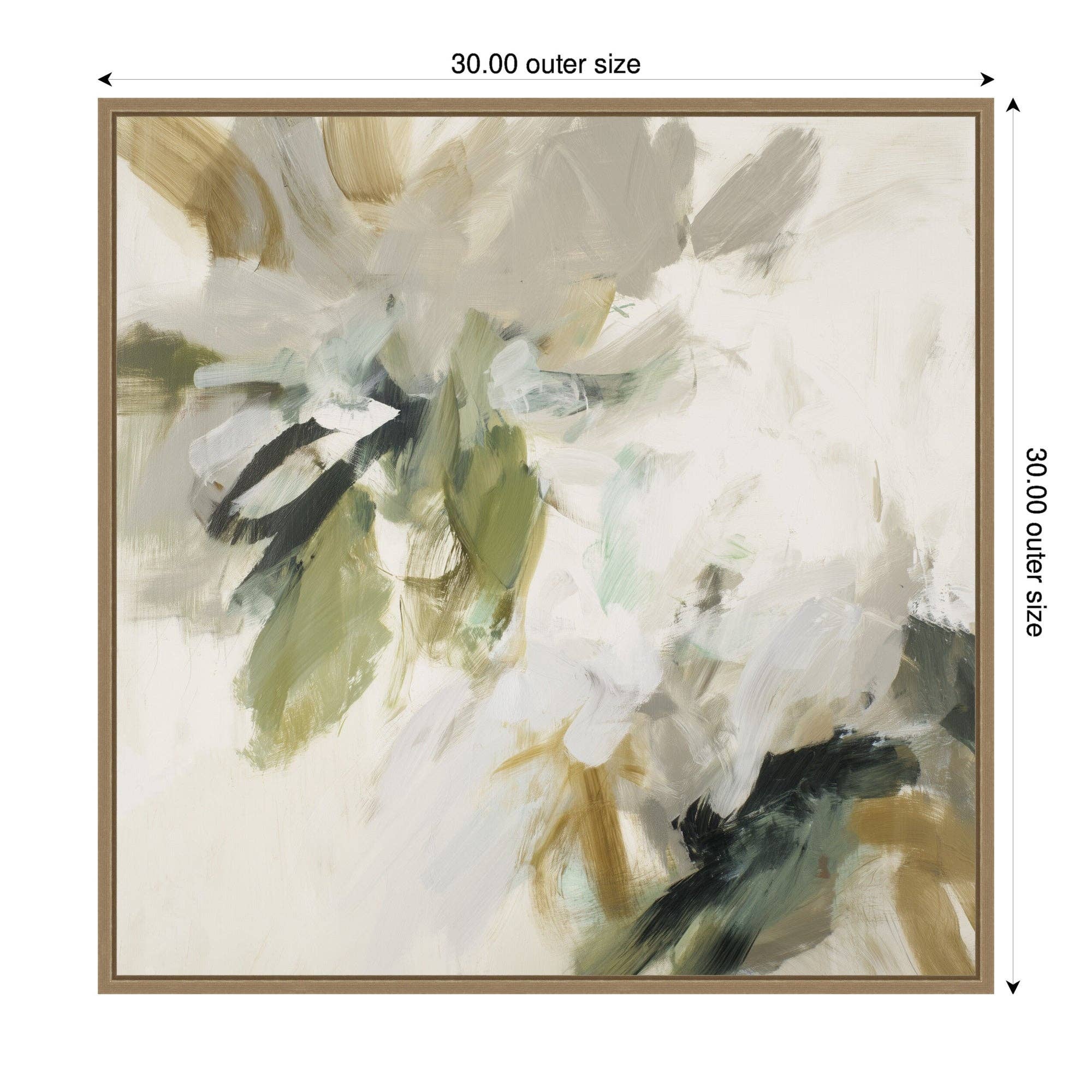 Organic Study by Amy Lighthall Framed Canvas Wall Art Print