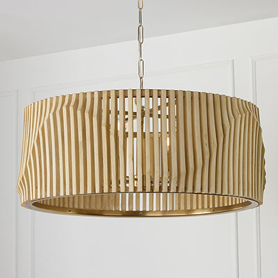 Archer Blonde Wood Grand Pendant