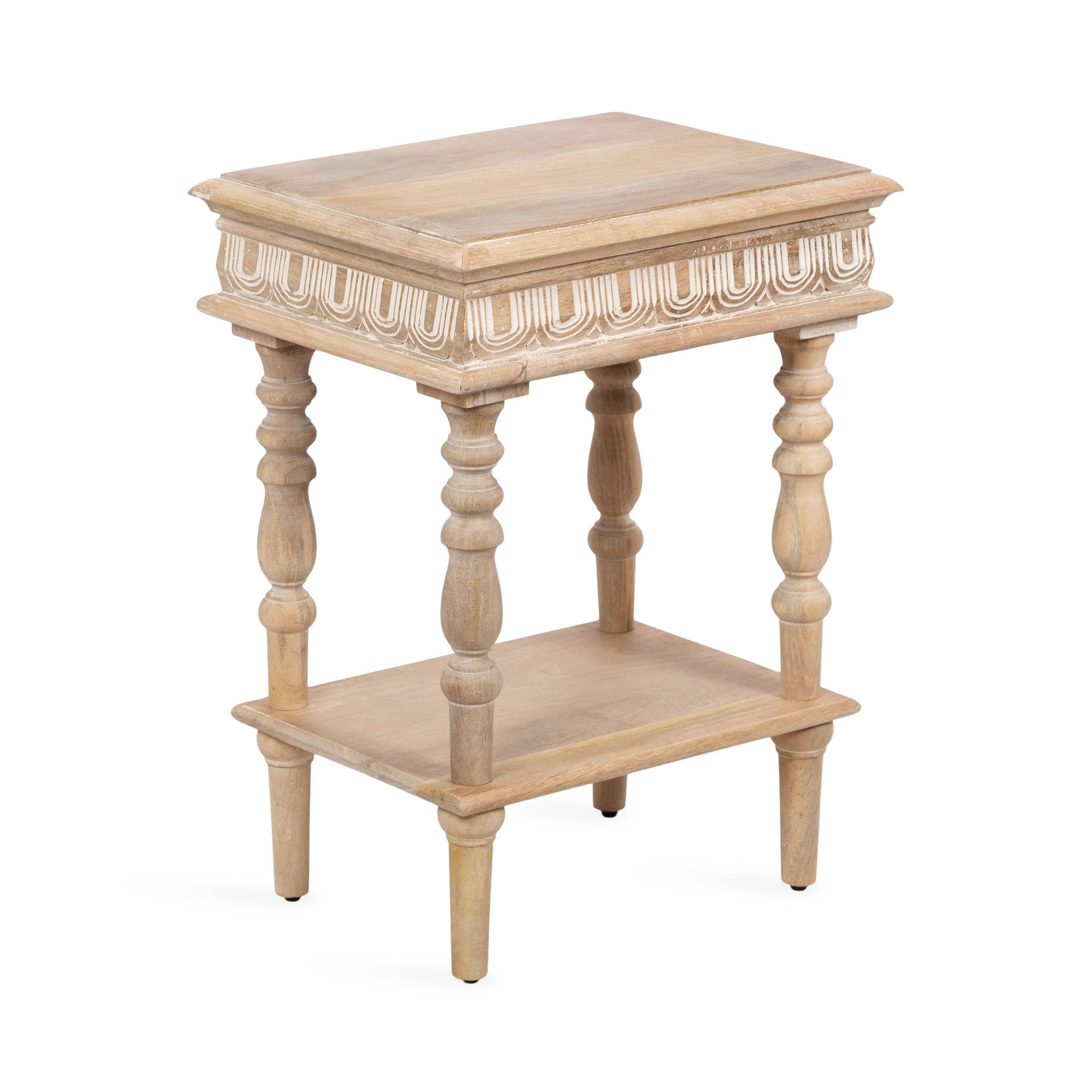 Patresa Wood Side Table