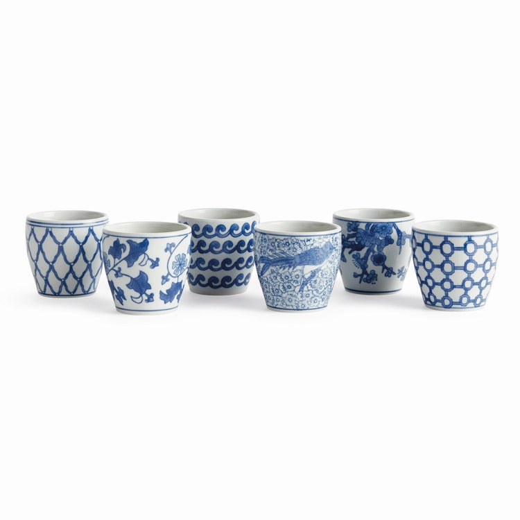Blue Chinoiserie Mini Pots