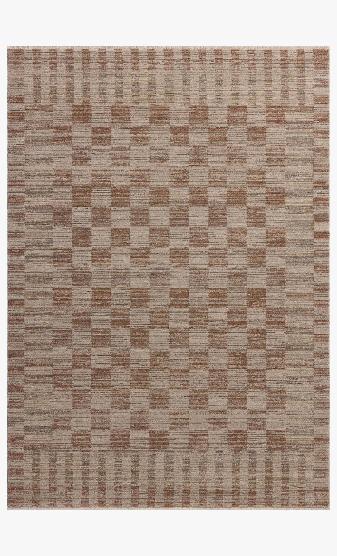 Cali Brick / Natural Rug