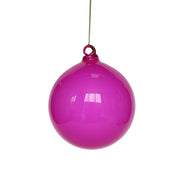Hot Pink 6" Illume Glass Ornament