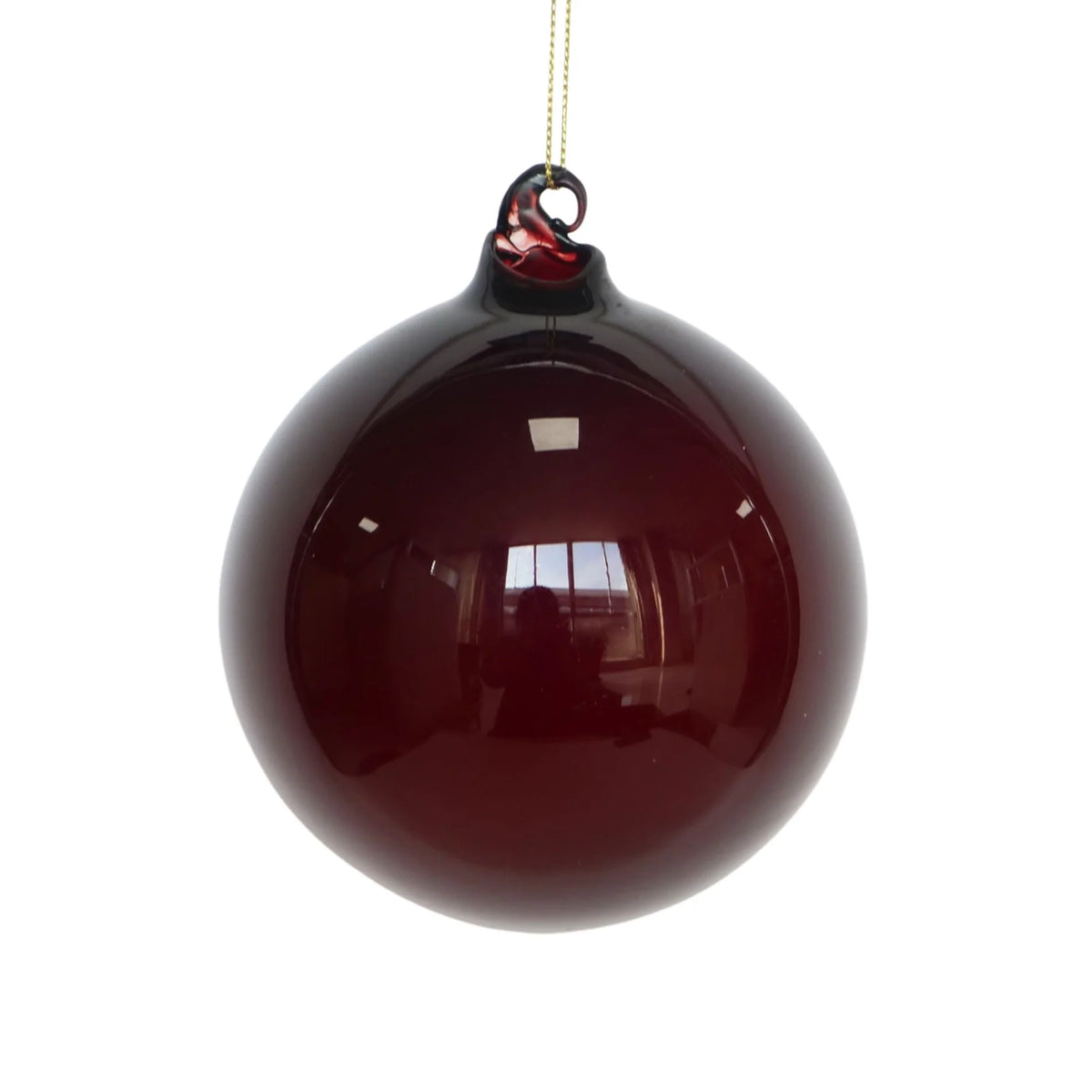 Brown 6" Illume Glass Ornament