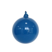 Blue 6" Milky Glass Ornament