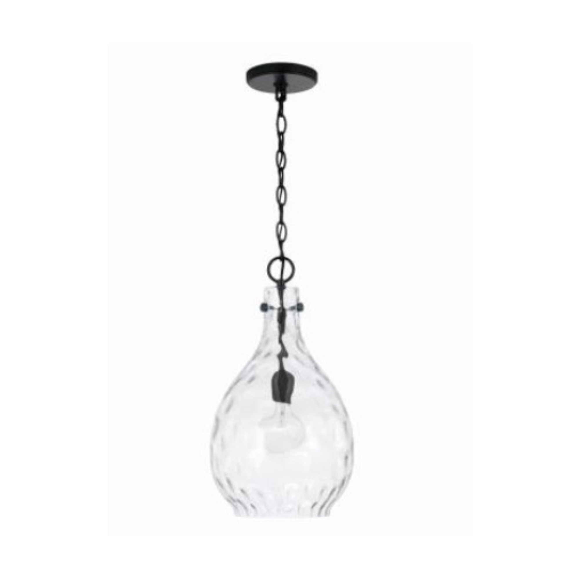 Brantley 1 Light Water Glass Pendant
