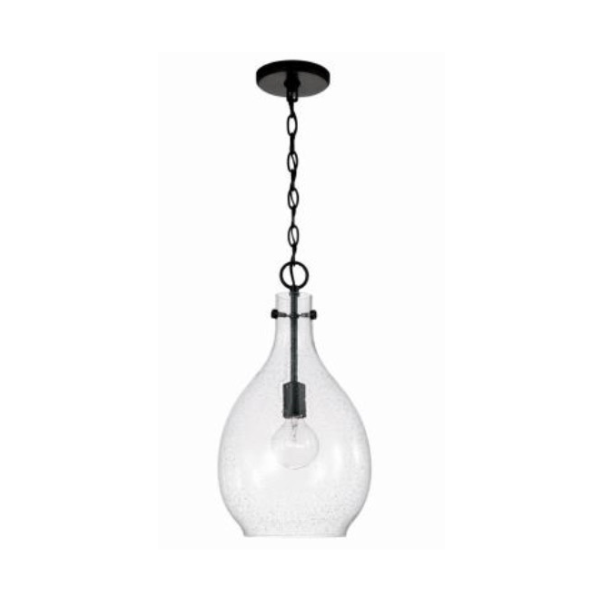 Brantley 1 Light Seeded Glass Pendant