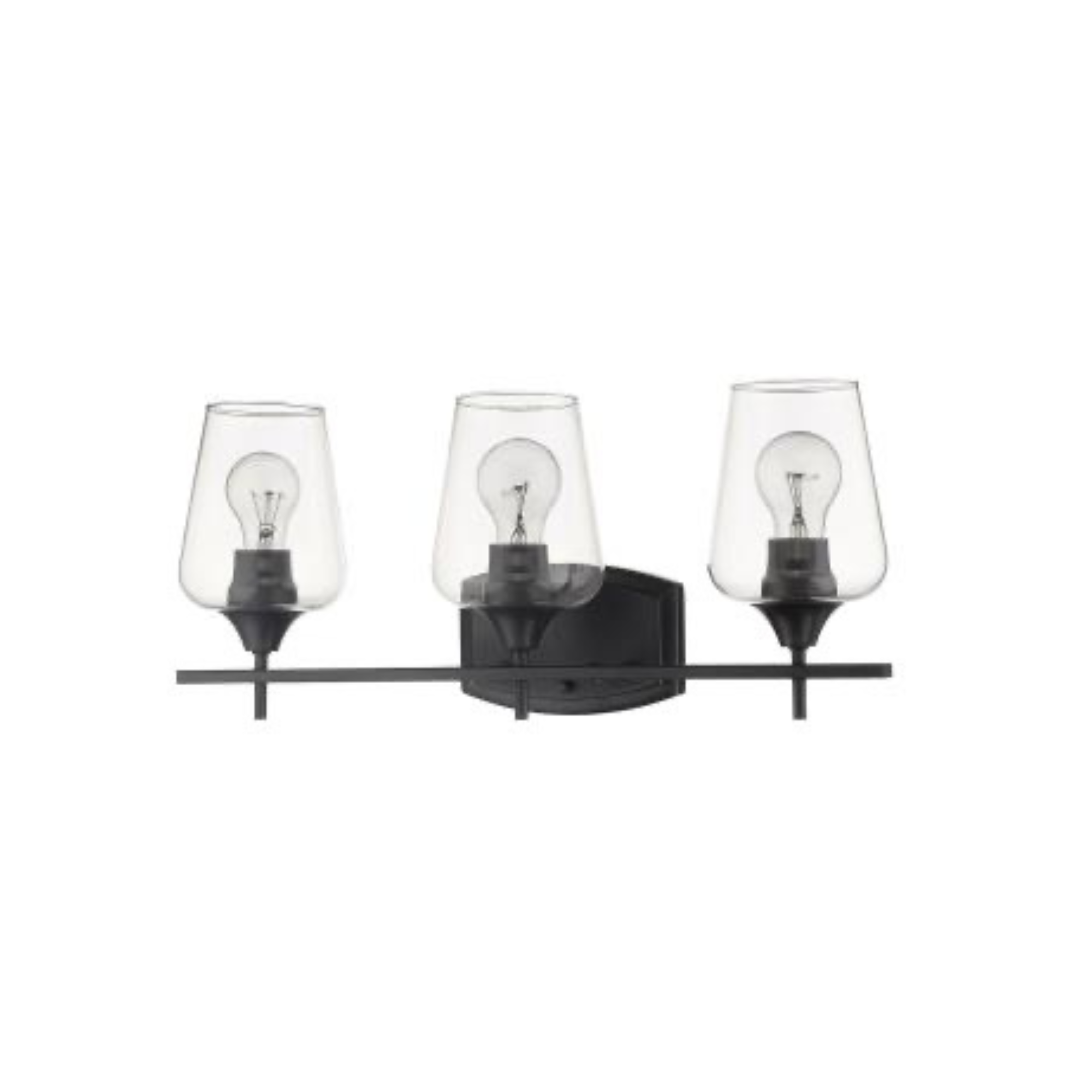 Julia Matte Black Vanity Light