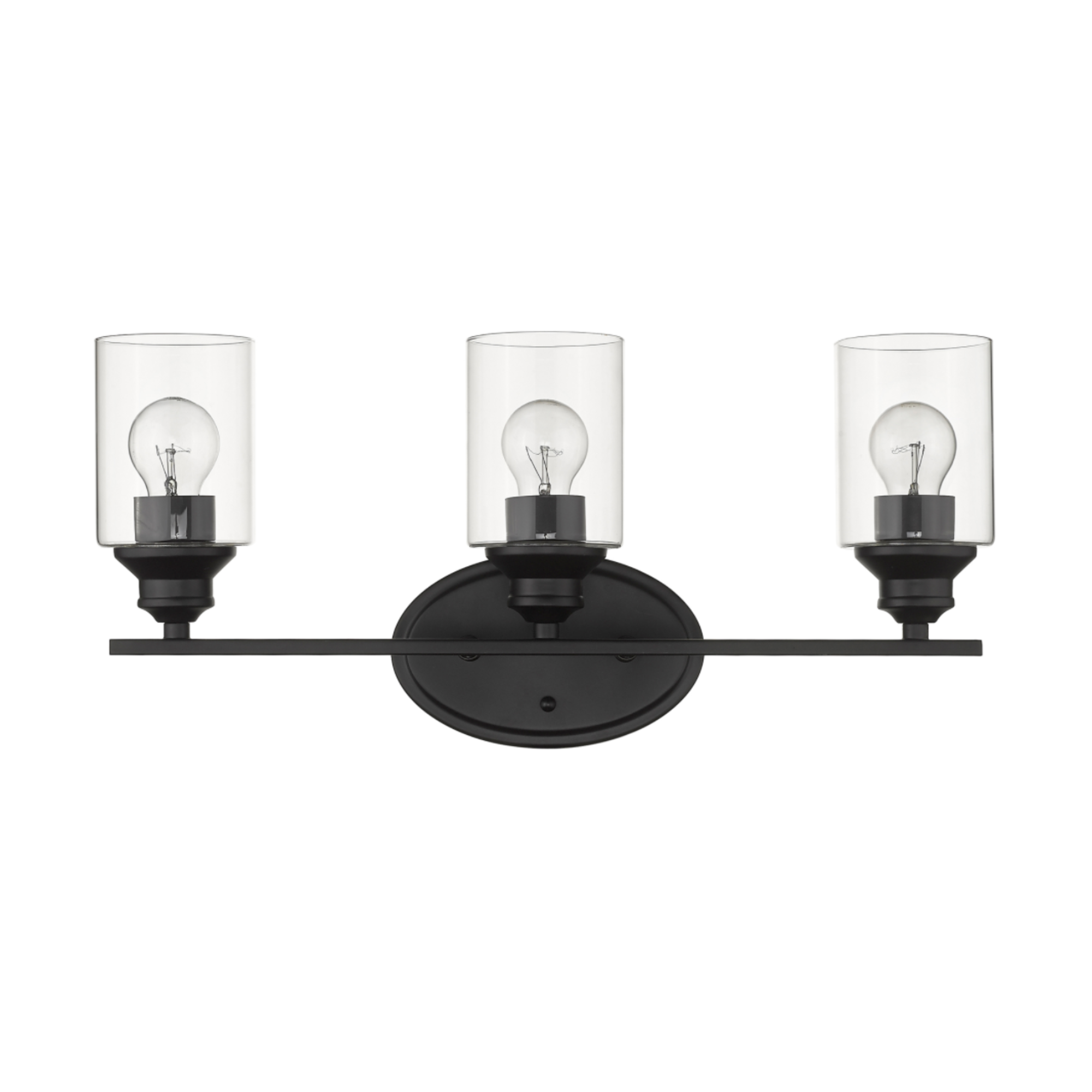 Gio Matte Black Vanity Light
