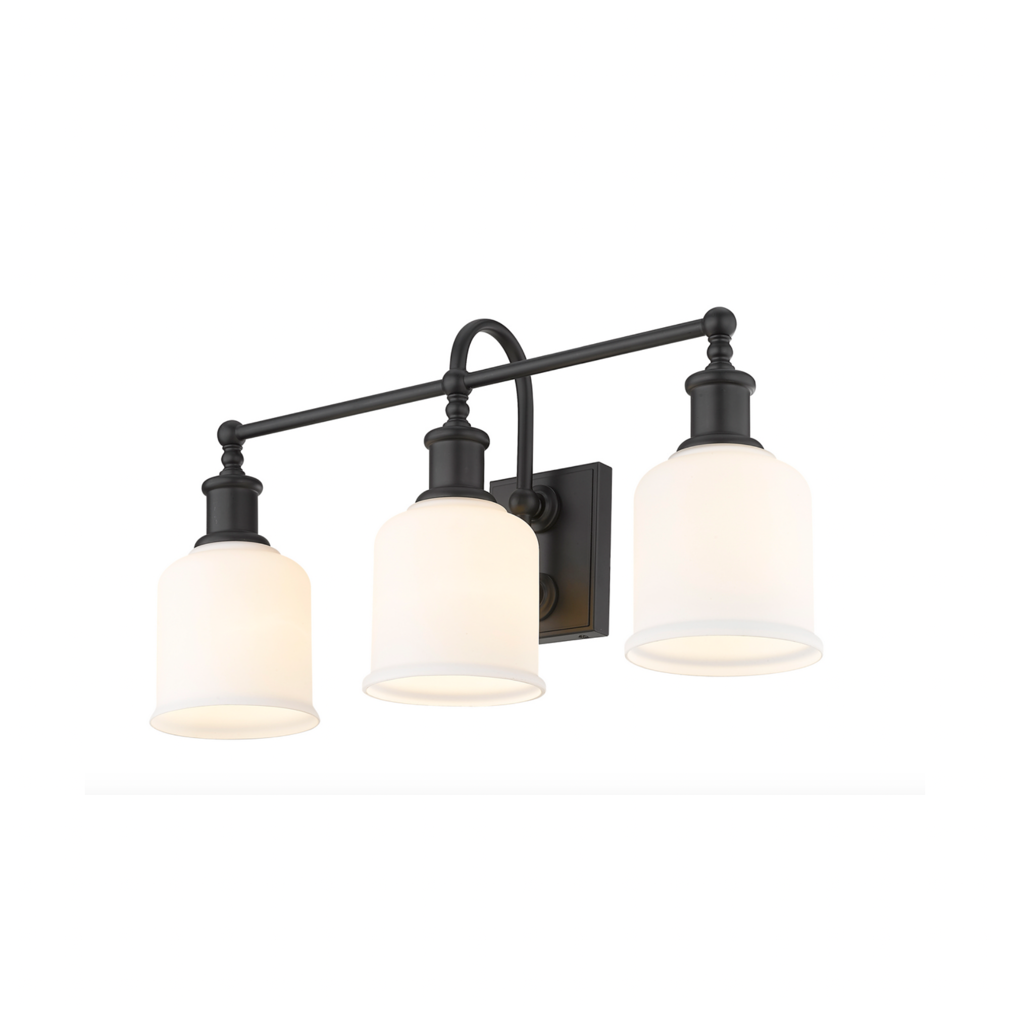 Elsie White & Black Vanity Light