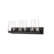 Cale Matte Black Vanity Light