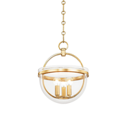 Mandy Pendant in Vintage Gold Leaf