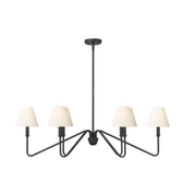 Jaquelin 6 Light Linear Pendant with Shades