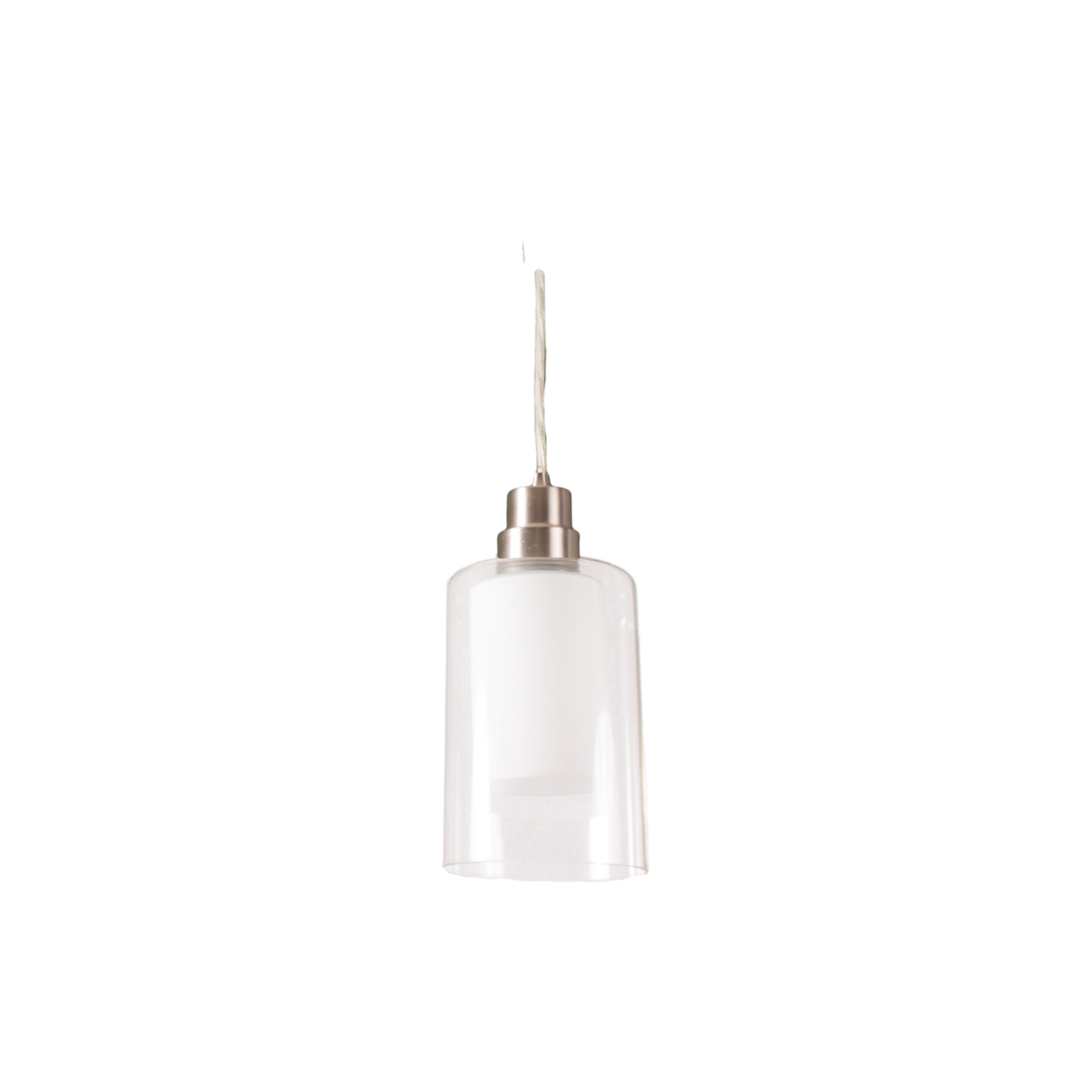 Landon One Light Nickel Pendant