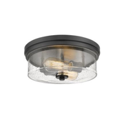Bryant 2 Light Black Flush Mount