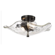 Vale Abstract 2 Light Semi Flush Mount