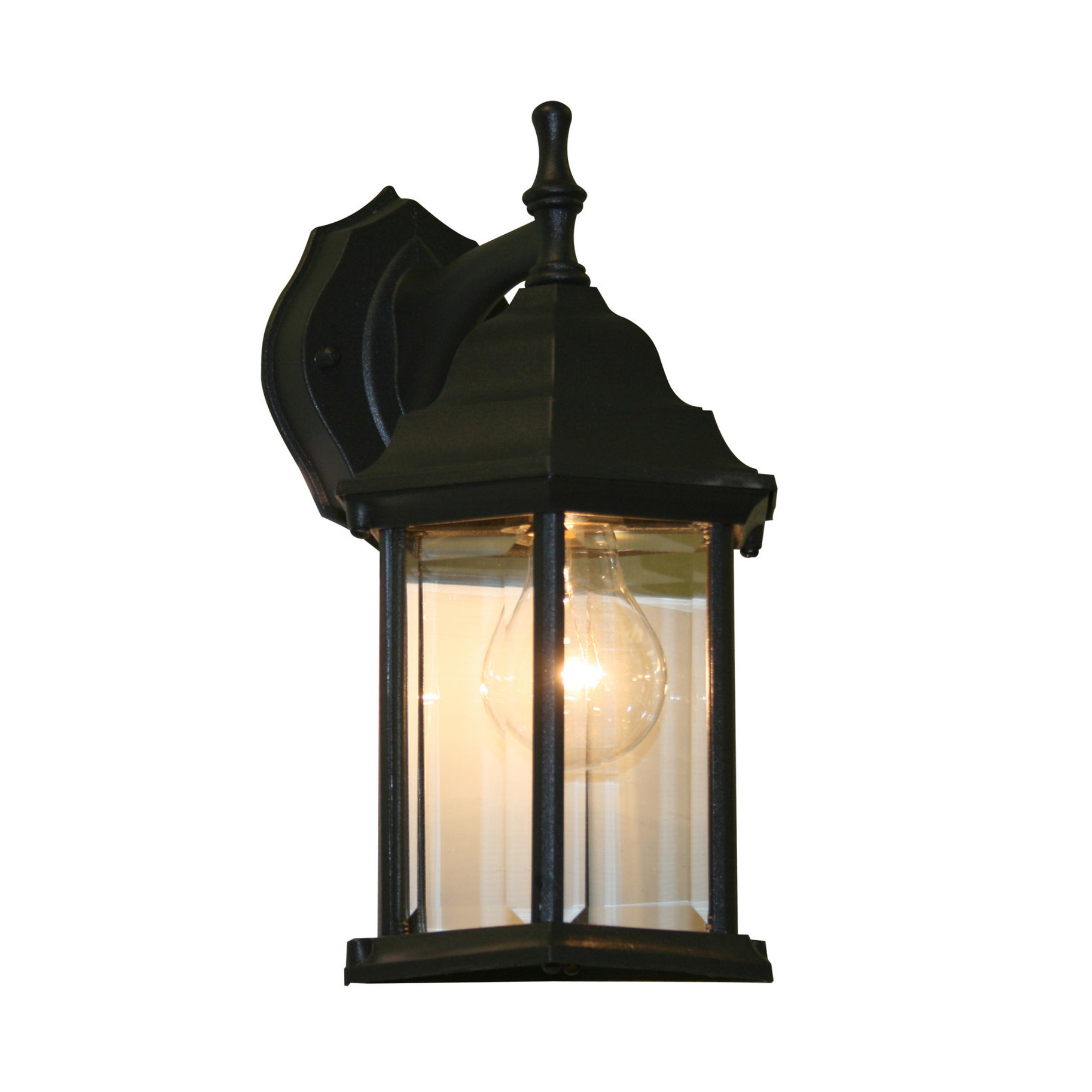 Waters 1 Light Black Outdoor Lantern