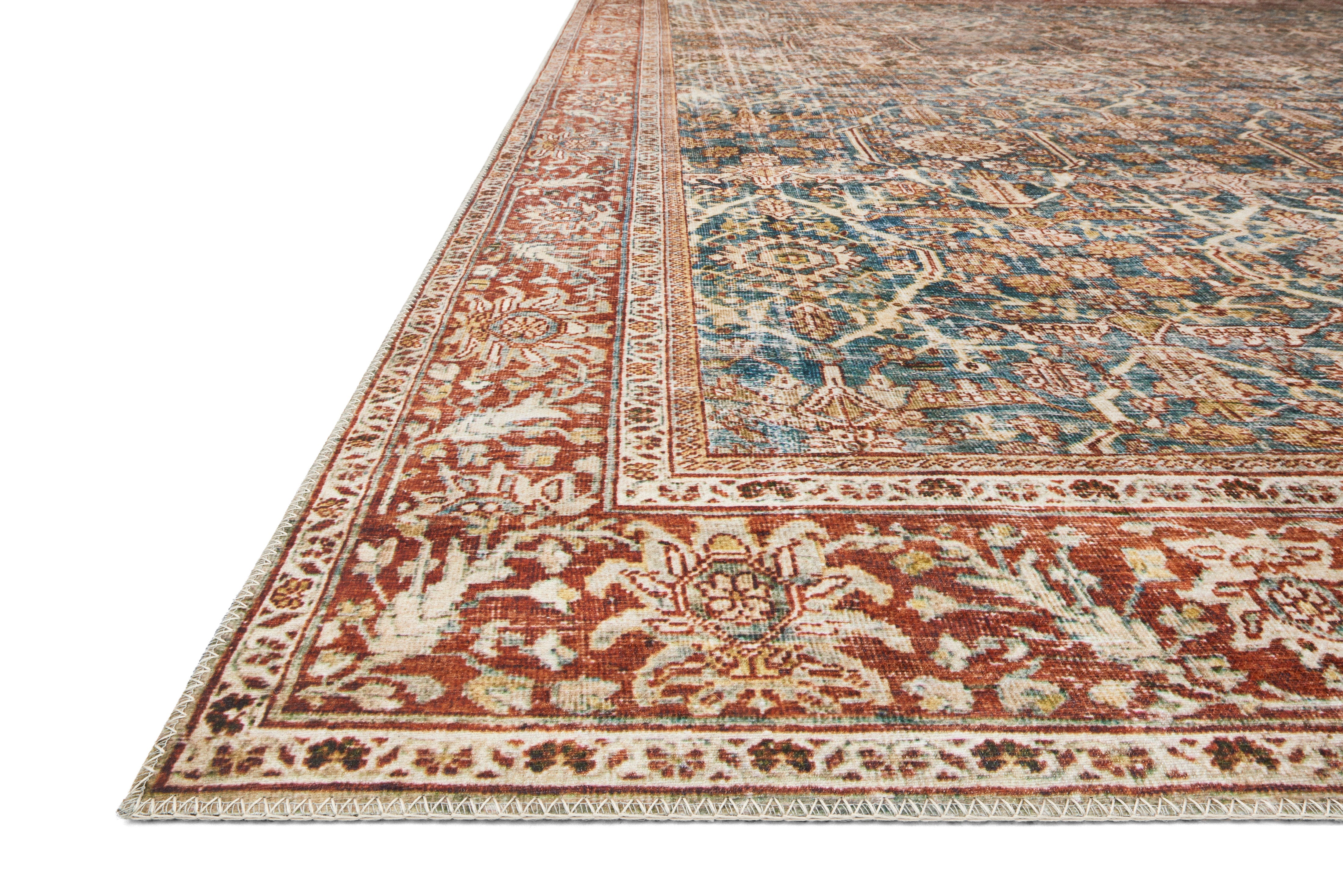 Layla Ocean / Rust Rug