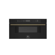Forno Capoliveri 30" Black Microwave Drawer