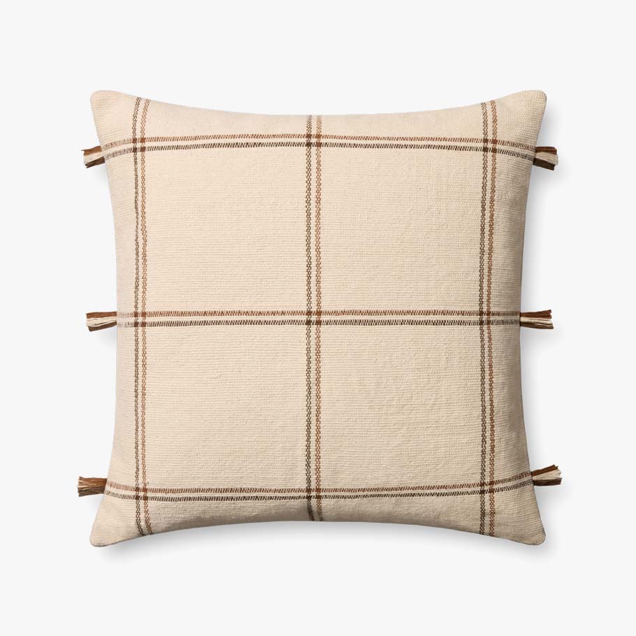 Lainey Brown Down Pillow