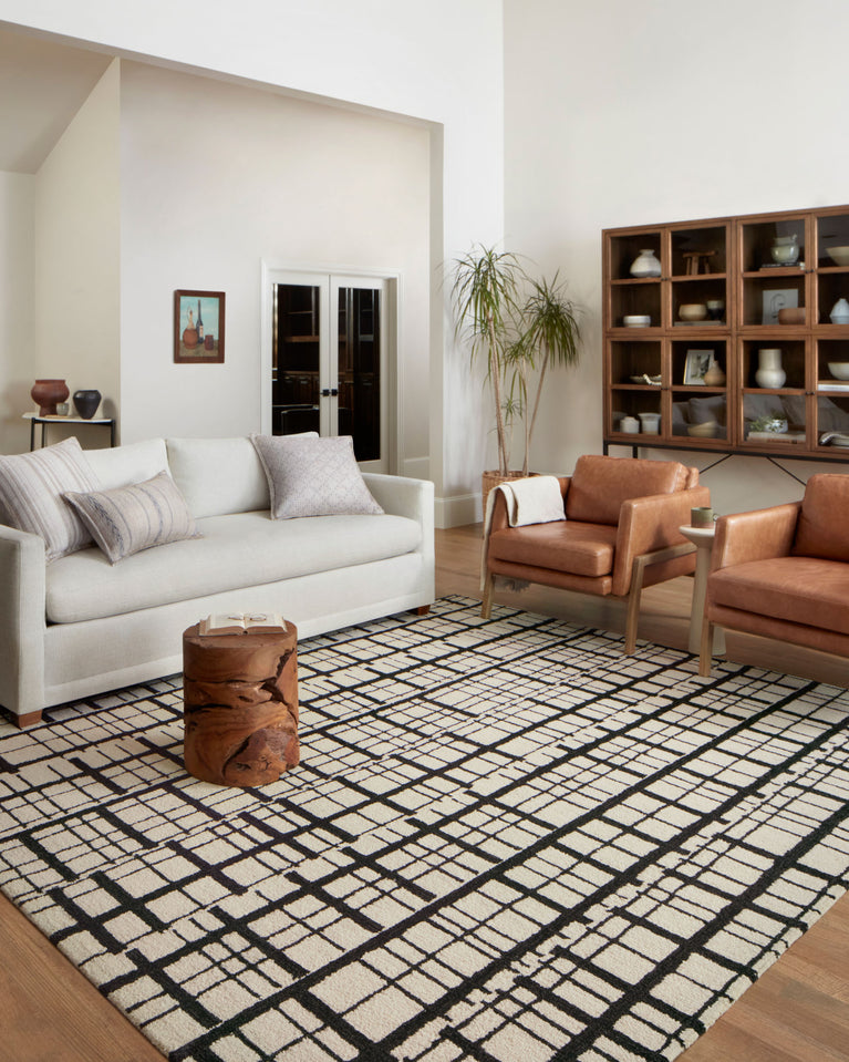 Polly Black & Ivory Rug