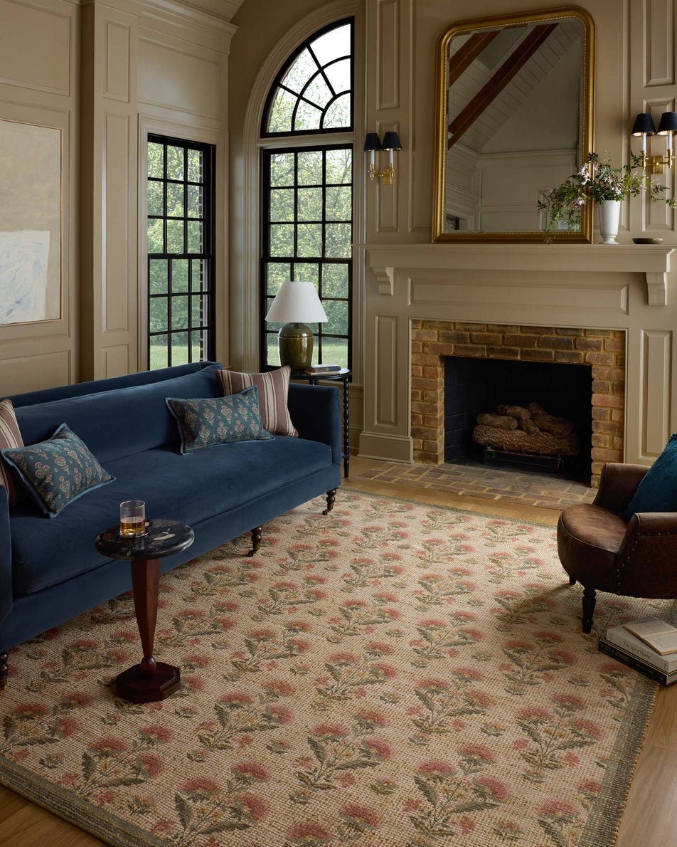 Rue Rug Sage/Blush