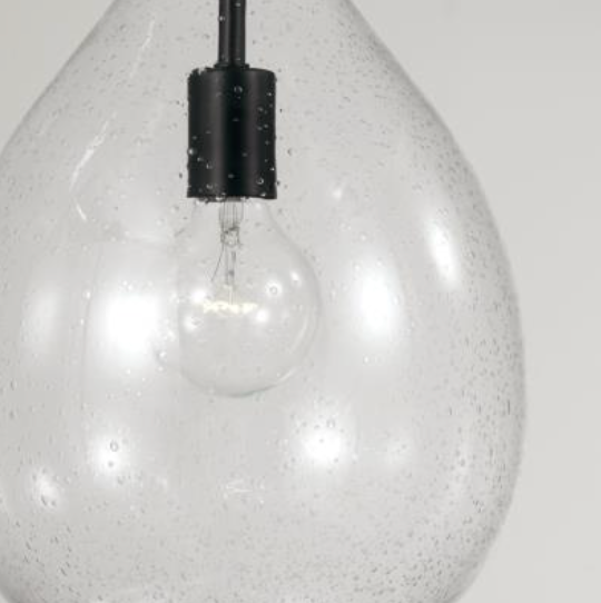 Brantley 1 Light Seeded Glass Pendant
