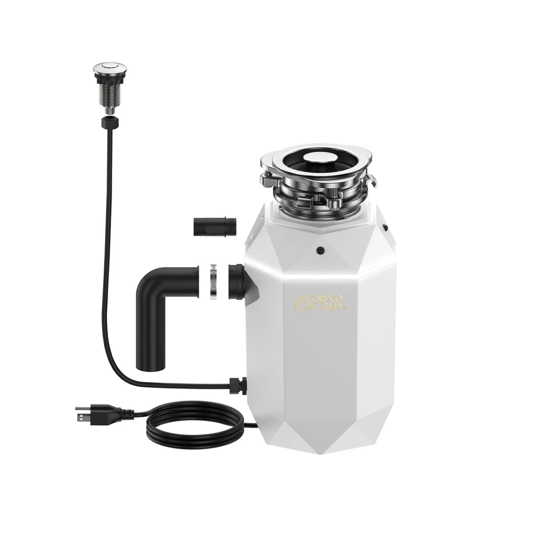 Forno Acqua Bright 1HP Moonstone Garbage Disposal
