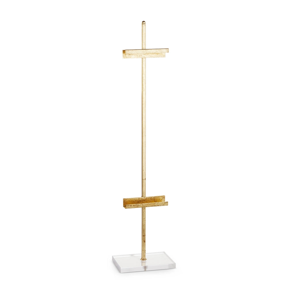36" Gold And Acrylic Easel