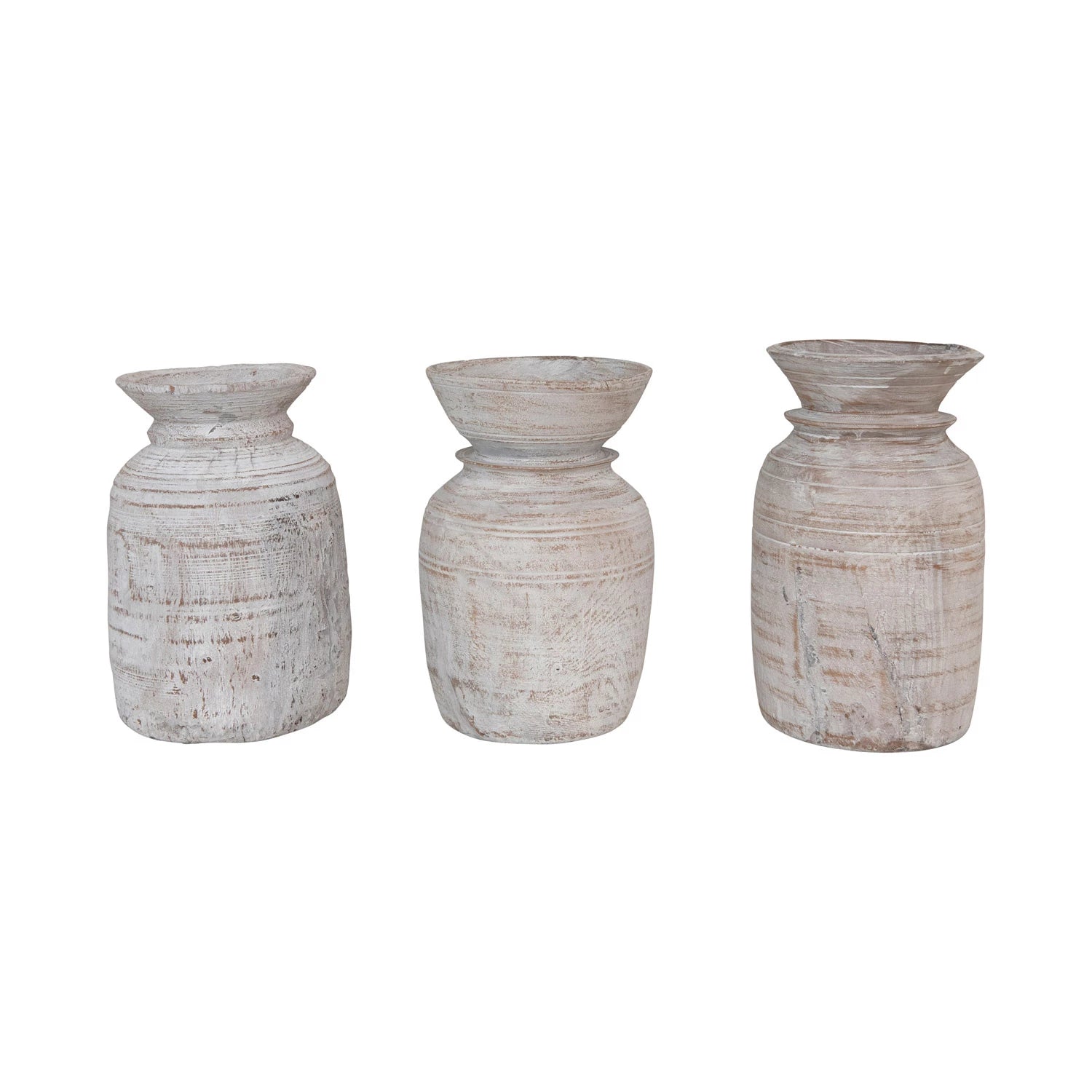 Found Wood Jug