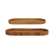 Oval Rattan Trays