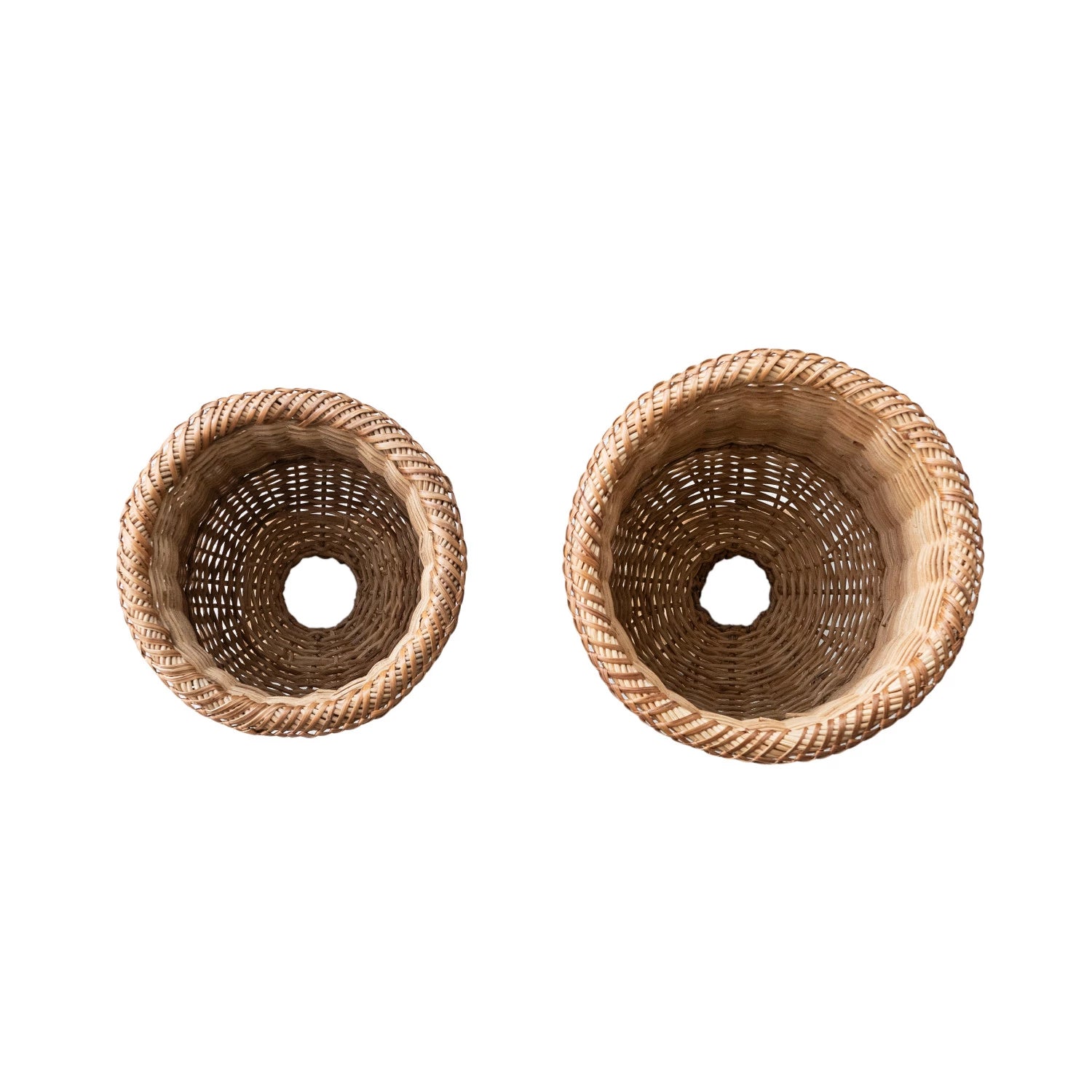 Woven Rattan Urn