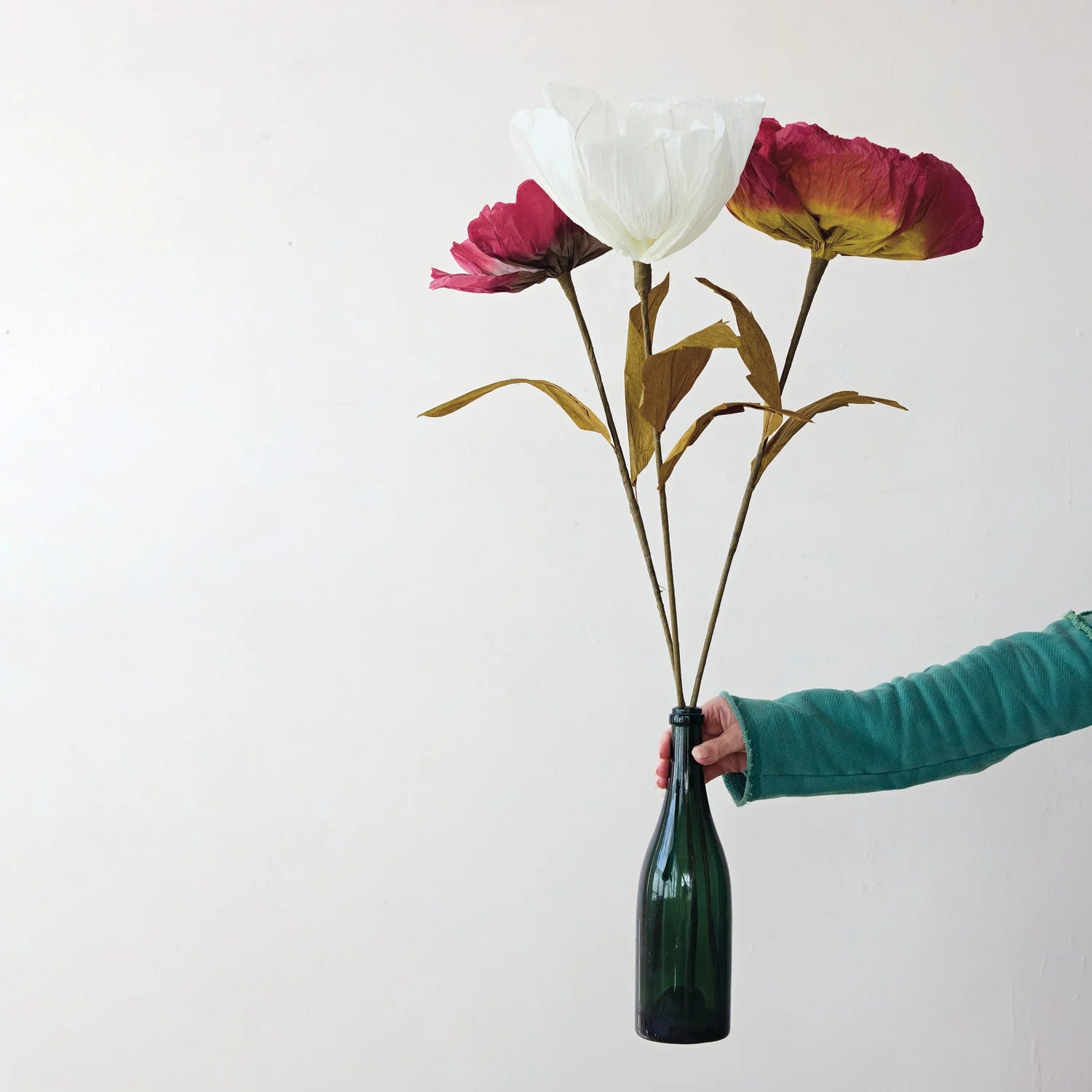 Cream Paper Flower Stem