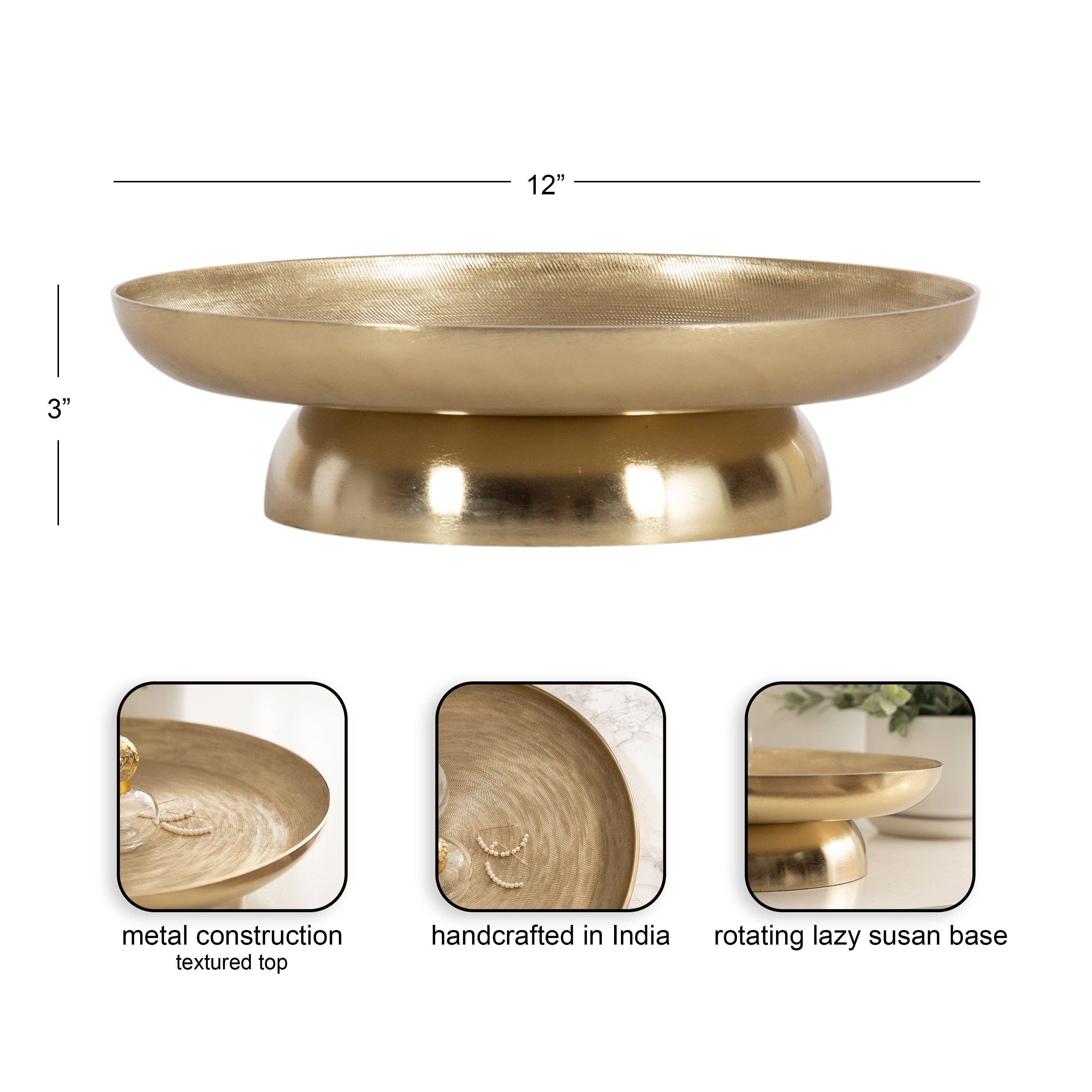 Stovring Round Lazy Susan Tray