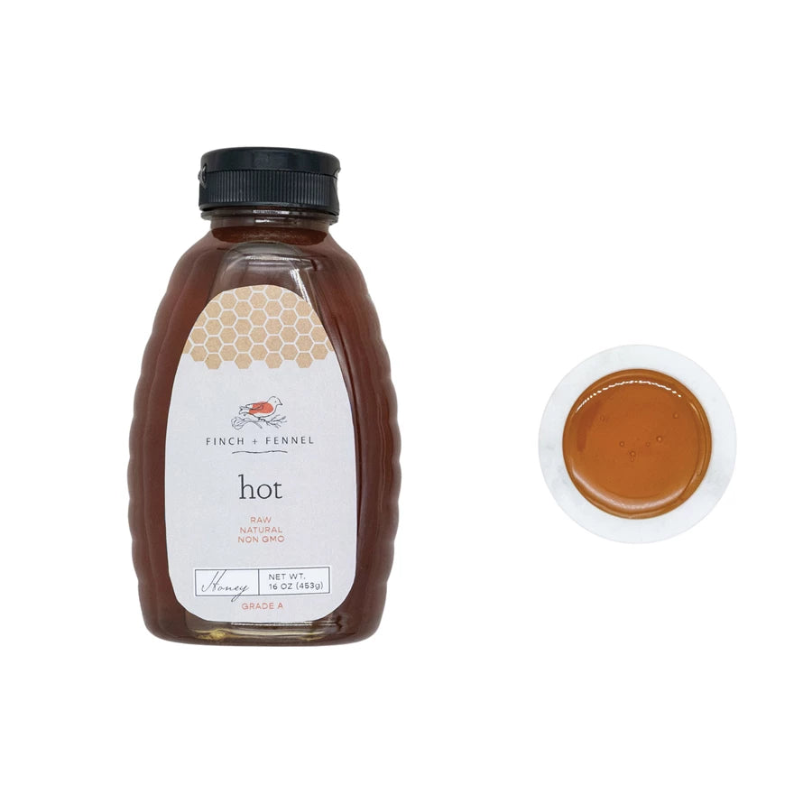 Grade A Unfiltered Hot Honey