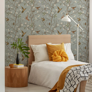 Vintage Hummingbird Wallpaper - Large