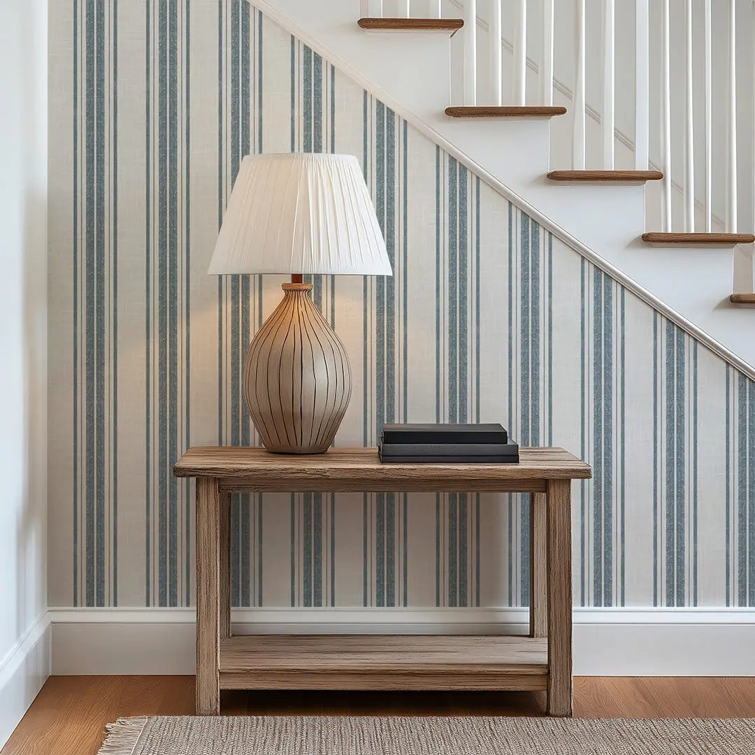 Cloth Stripes - Dusty Blue