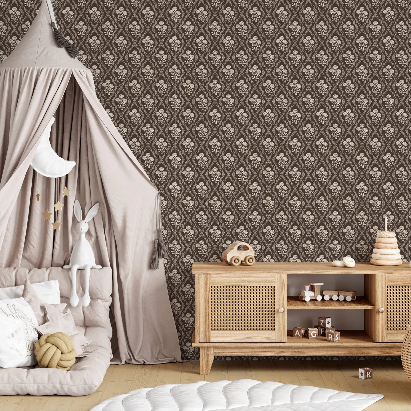 Victorian Bloom - Brown