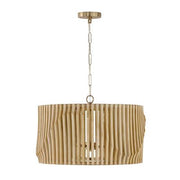 Archer Blonde Wood 4 Light Pendant