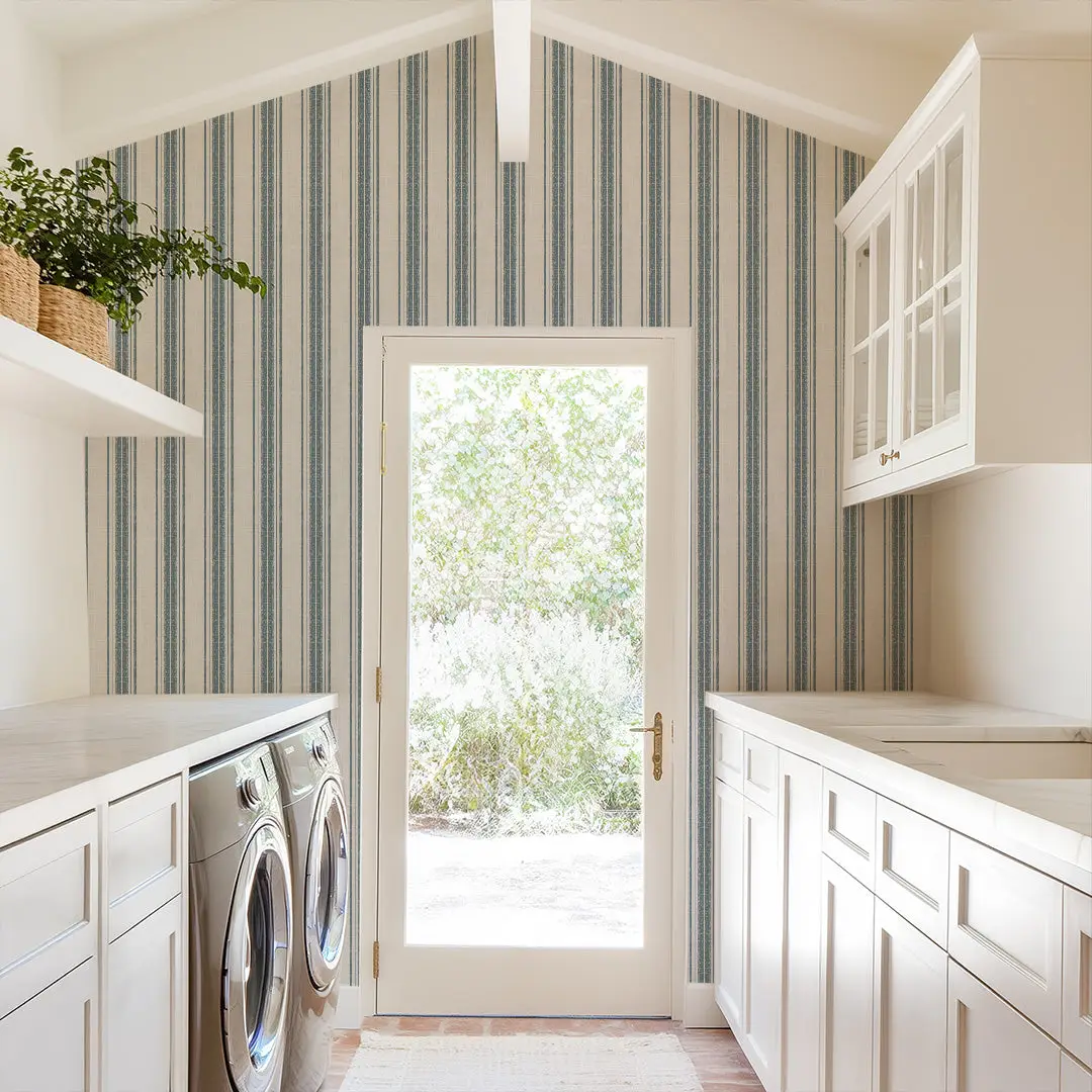 Cloth Stripes - Dusty Blue