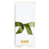 Notepaper with Acrylic Tray - Oranges