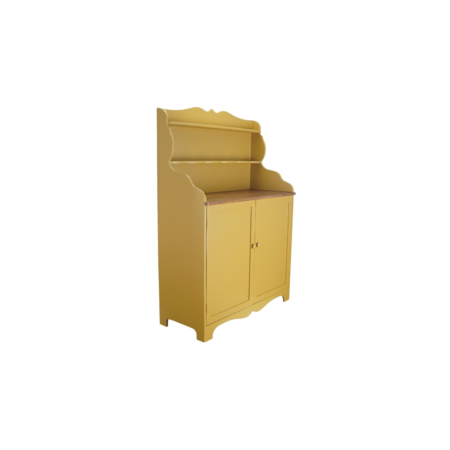 Meadow Yellow Wood Cabinet