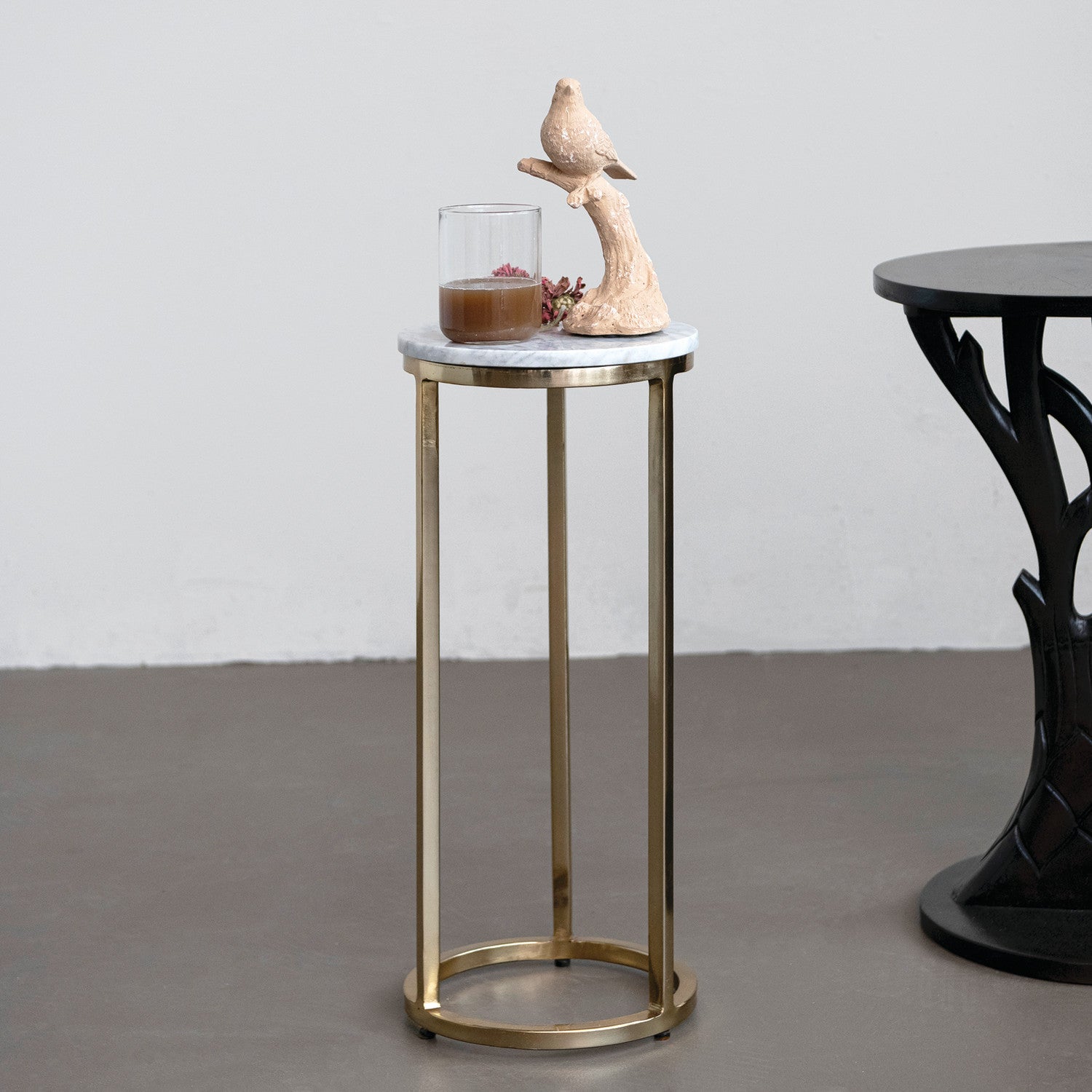 Marble & Gold Martini Table