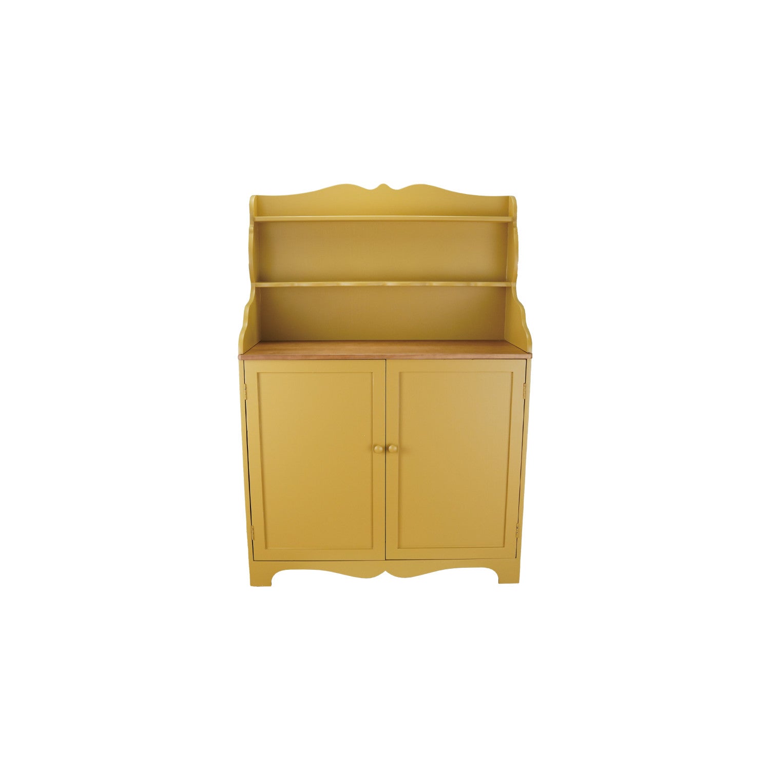Meadow Yellow Wood Cabinet